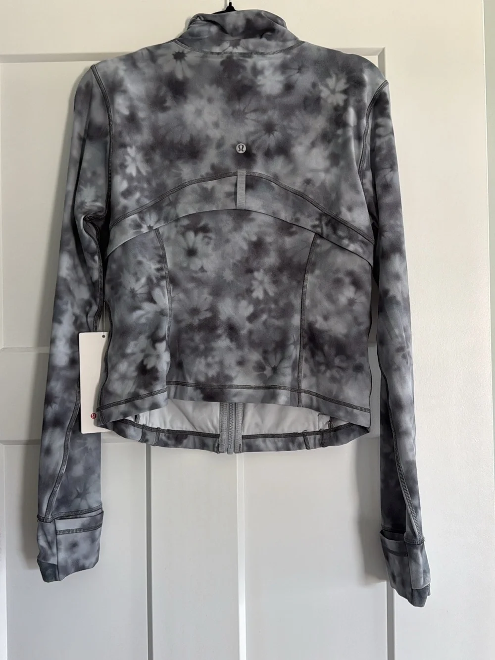Lululemon Size 10 Define Cropped Jacket *Nulu Meadow Haze Grey Multi